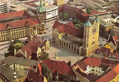 AK / Ansichtskarte BRAUNSCHWEIG Burgplatz und Rathaus