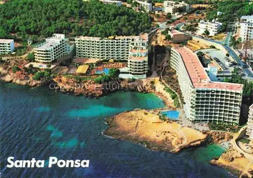 AK / Ansichtskarte Santa Ponsa Mallorca ES Kuestenort Hotels Strand