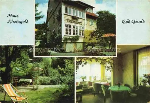 AK / Ansichtskarte Bad Grund Pension Haus Rheingold Garten