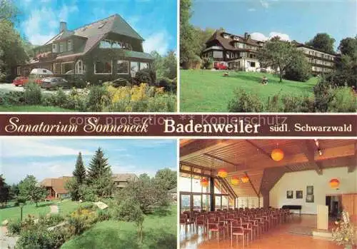 AK / Ansichtskarte BADENWEILER BW Sanatorium Sonneneck im Schwarzwald Reha-Klinik Saal