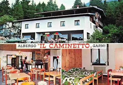 AK / Ansichtskarte Vason di Monte Bondone 1650m IT Albergo Il Caminetto Gastraum Fremdenzimmer