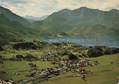 AK / Ansichtskarte Kochel See Bayern mit Blick auf Herzogstand Alpenpanorama