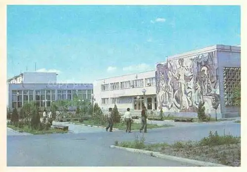 AK / Ansichtskarte Samarkand Usbekistan Russisches Drama Theater