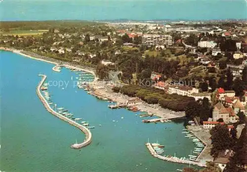 AK / Ansichtskarte Thonon-les-Bains 74 Haute-Savoie Le port vue aérienne