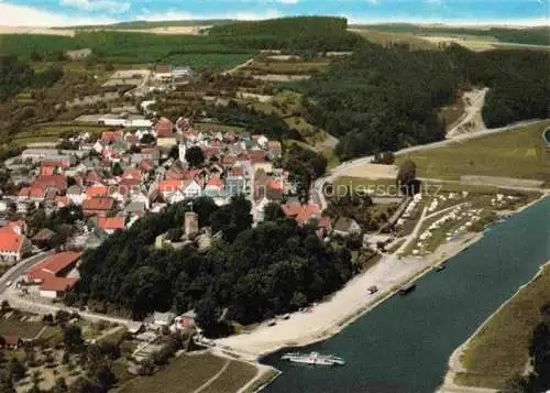 AK / Ansichtskarte Polle Panorama Luftkurort an der Weser