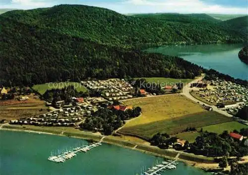 AK / Ansichtskarte Scheid Halbinsel Waldeck-Frankenberg Hessen Panorama Edersee