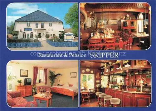 AK / Ansichtskarte Zingst Ostseebad Restaurant Pension Skipper Theke Fremdenzimmer