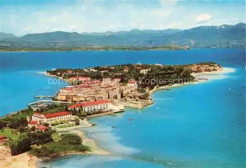 AK / Ansichtskarte SIRMIONE Lago di Garda IT Veduta aerea