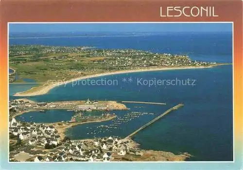 AK / Ansichtskarte Lesconil Plobannalec 29 Finistere Port de pêche vue aérienne