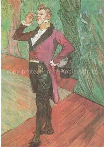 AK / Ansichtskarte LAUTREC TOULOUSE-LAUTREC Henri de (1864-1901) Kuenstlerkarte Schauspieler Hernry Samary Comedie Paris