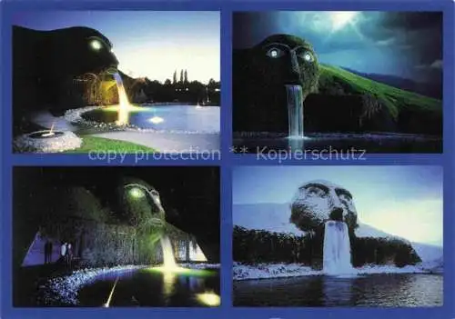 AK / Ansichtskarte Wattens Fritzens Tirol AT Swarovski Kristallwelten Wasserfall