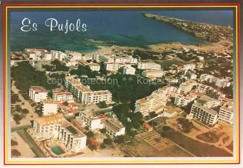 AK / Ansichtskarte Es Pujols Formentera ES Panorama Playa vista aérea