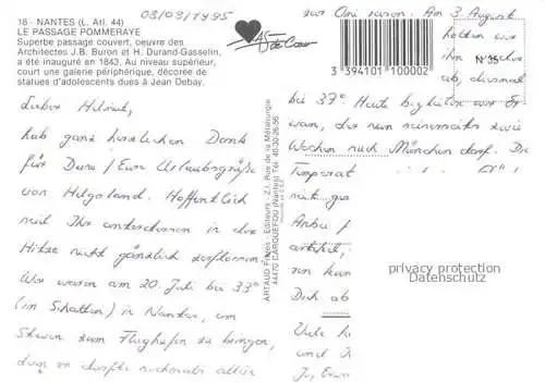 AK / Ansichtskarte NANTES 44 Loire-Atlantique Le Passage Pommeraye