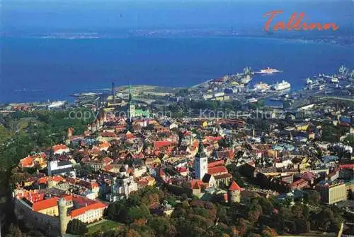 AK / Ansichtskarte TALLINN Reval Estonia Stadtpanorama Hafen