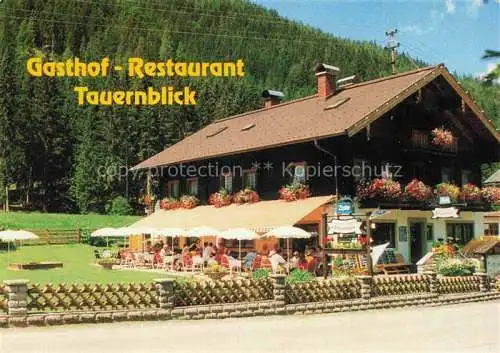 AK / Ansichtskarte Flachau AT Gasthof Restaurant Pension Tauernblick Terrasse