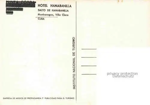 AK / Ansichtskarte Manicaragua Cuba Hotel Hanabanilla Ansicht vom Meer aus