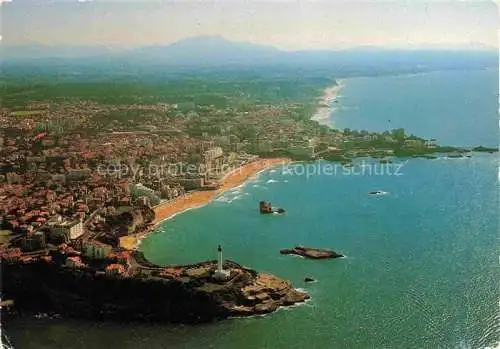 AK / Ansichtskarte BIARRITZ 64 Pyrenees Atlantiques Panorama Kuestenort