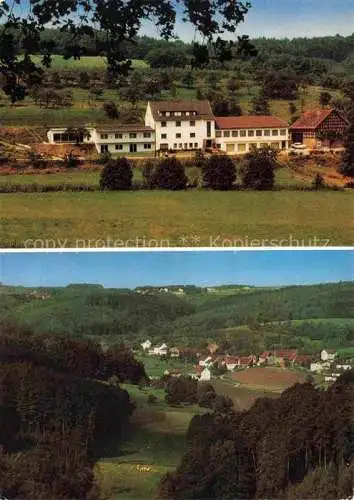 AK / Ansichtskarte Annelsbach Hoechst  Odenwald Pension Dornroeschen Gasthaus Café Landschaftspanorama