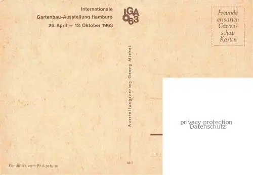 AK / Ansichtskarte HAMBURG Int. Gartenbau-Ausstellung