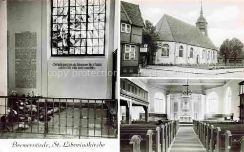 AK / Ansichtskarte Bremervoerde St. Liboriuskirche Innenansichten