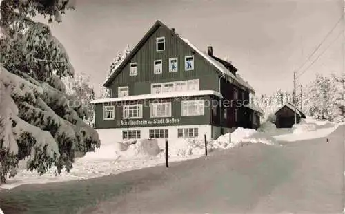 AK / Ansichtskarte KNIEBIS Freudenstadt Schullandheim Giessen im Schwarzwald Winterlandschaft