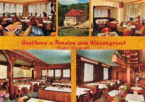 AK / Ansichtskarte Winkel Odenwald Lindenfels Hessen Gasthaus Pension Zum Wiesengrund Restaurant