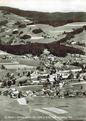 AK / Ansichtskarte St Peter Schwarzwald Fliegeraufnahme