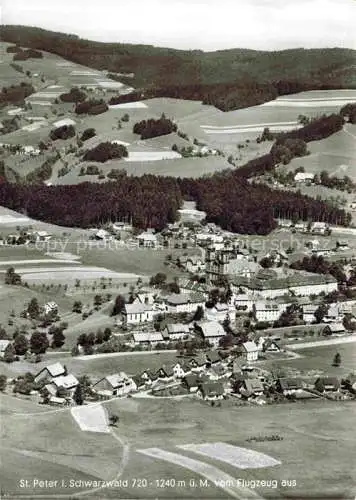 AK / Ansichtskarte St Peter Schwarzwald Fliegeraufnahme