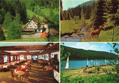 AK / Ansichtskarte Seewald Besenfeld Hotel Gasthof Kropfmuehle Gastraum Landschaftspanorama Wild See Schwarzwald