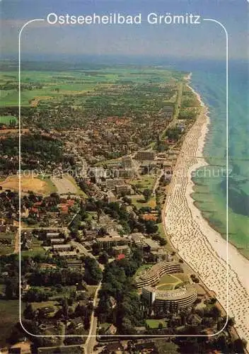 AK / Ansichtskarte GRoeMITZ Ostseebad Kuestenpanorama Strand Ostseeheilbad