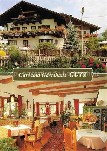 AK / Ansichtskarte Kiefersfelden Rosenheim Bayern Café und Gaestehaus Gutz Restaurant