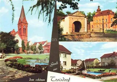 AK / Ansichtskarte Troisdorf Teilansichten Park Kirche