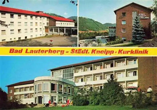 AK / Ansichtskarte Bad Lauterberg Staedtische Kneipp-Kurklinik Garten