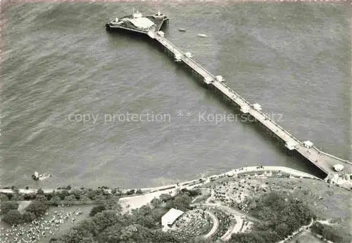 AK / Ansichtskarte Llandudno Wales UK The pier aerial view