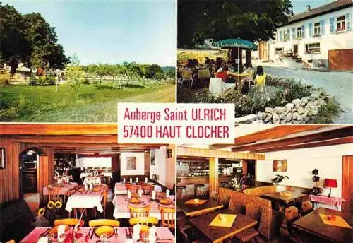 AK / Ansichtskarte Haut-Clocher Sarrebourg 57 Moselle Auberge Saint Ulrich Restaurant Gartenterrasse