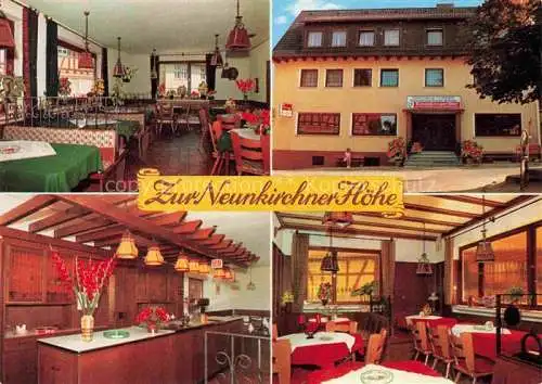 AK / Ansichtskarte Neunkirchen Modautal Gasthaus Pension zur Neunkirchner Hoehe Gastraum Theke