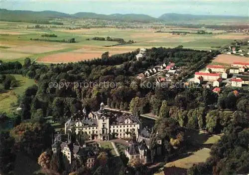 AK / Ansichtskarte Bueckeburg Schaumburg Niedersachsen Panorama Schloss mit Mausoleum