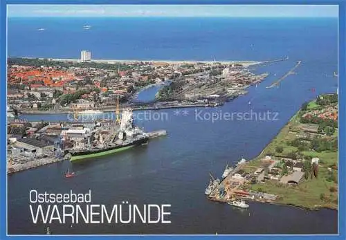 AK / Ansichtskarte WARNEMueNDE Ostseebad Rostock Panorama Hafen