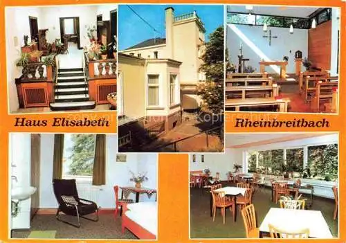 AK / Ansichtskarte Rheinbreitbach KKF Haus Elisabeth Schulungs- und Erholungsheim Kapelle Gastzimmer Aufenthaltsraum