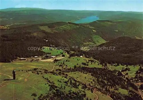 AK / Ansichtskarte Feldberg 1450m Schwarzwald Panorama Blick zum Titisee