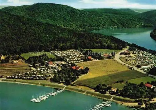 AK / Ansichtskarte Scheid Halbinsel Waldeck-Frankenberg Hessen Panorama