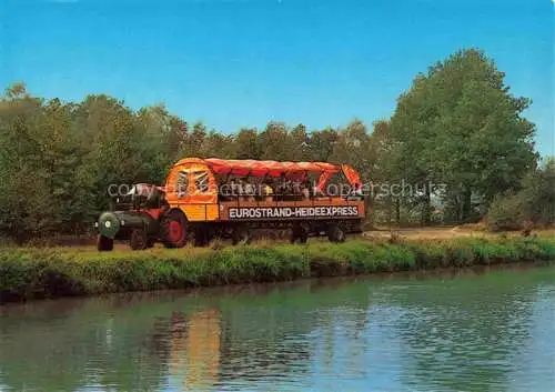 AK / Ansichtskarte Fintel Rotenburg Niedersachsen Eurostrand Fintel GmbH Heideexpress Tor zur Lueneburger Heide