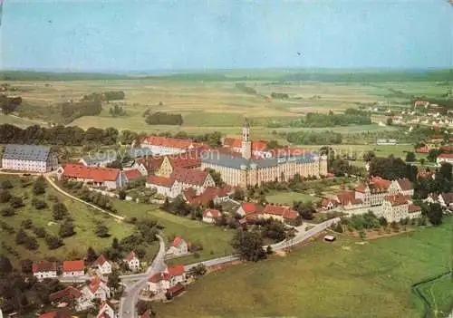 AK / Ansichtskarte Ochsenhausen Fliegeraufnahme mit ehem Benediktinerkloster