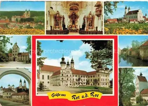 AK / Ansichtskarte Rot Rot Kirche Inneres Teilansichten Kloster