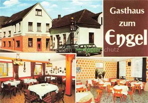 AK / Ansichtskarte Fachbach Gasthaus zum Engel Gastraeume