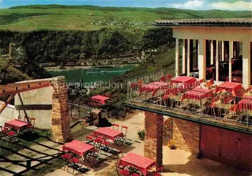 AK / Ansichtskarte Patersberg Weinrestaurant Terrassencafe Berghof Teufelstein auf dem Patersberg