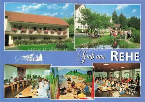 AK / Ansichtskarte Rehe Westerwald Rheinland-Pfalz Christl Erholungsheim Westerwald Stiftung Gastraeume