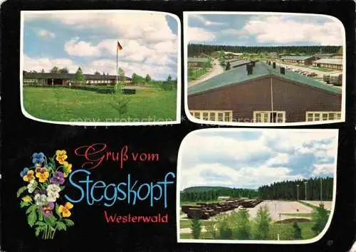 AK / Ansichtskarte Stegskopf Betzdorf Sieg Westerwald Kaserne Teilansichten