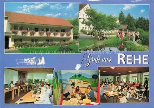 AK / Ansichtskarte Rehe Westerwald Rheinland-Pfalz Christl Erholungsheim Westerwald Stiftung Gastraeume