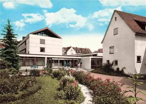 AK / Ansichtskarte Herbrechtingen Evangelisches Kindergaertnerinnenseminar Innenhof mit Internatsgebaeude